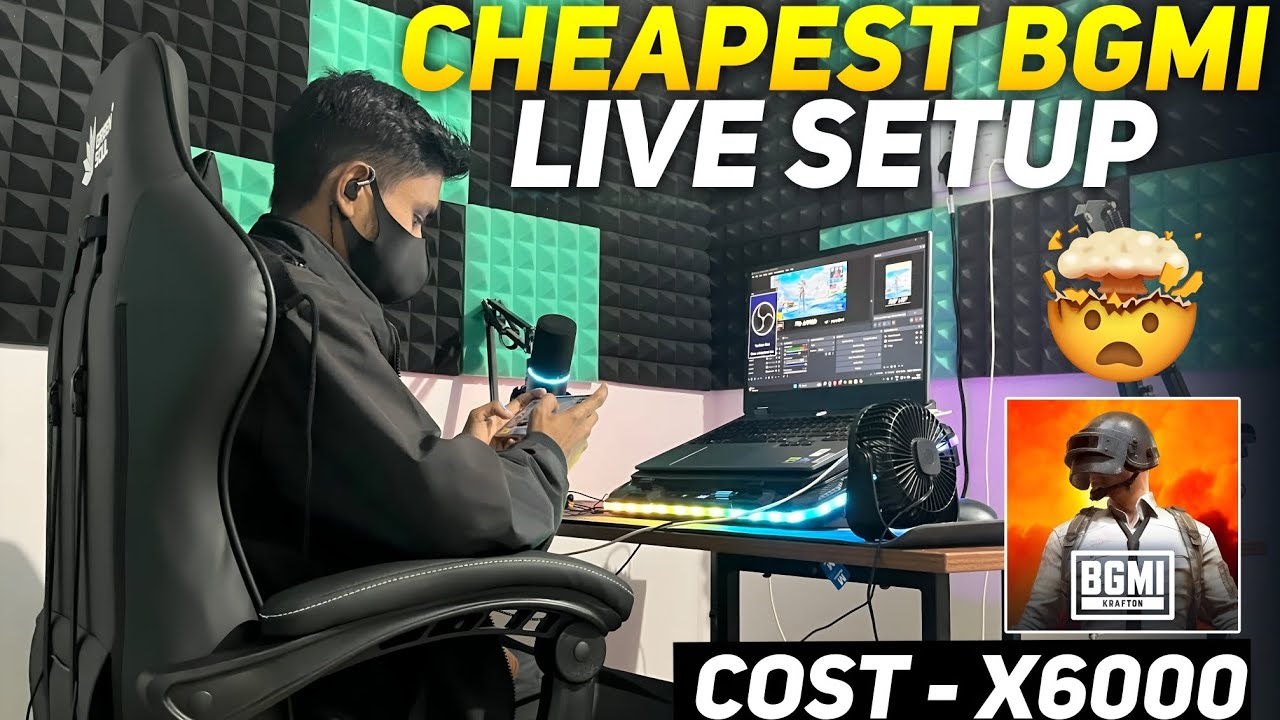 Cheapest Bgmi Live Stream Setup in 2026 🔥 HOW TO LIVE STREAM BGMI ON YOUTUBE USING OBS STUDIO