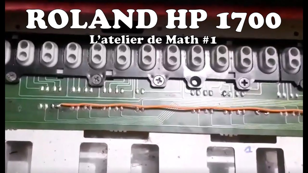 L'atelier de Math #1 - Roland HP 1700