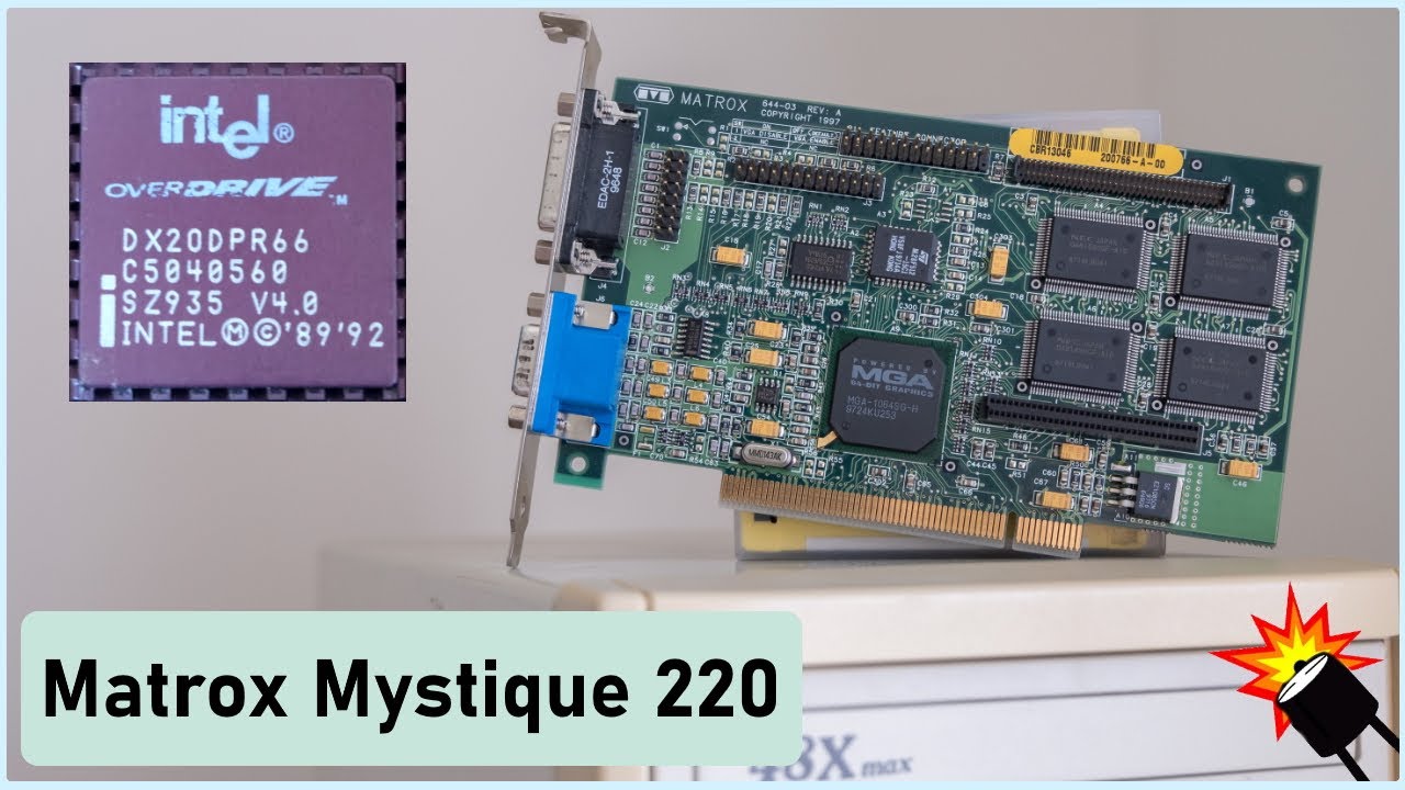 Исследуем Matrox Mystique 220 | 486 Fun
