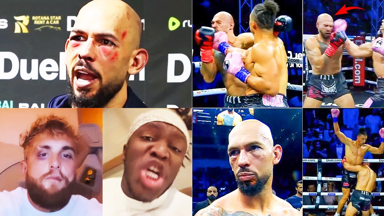 Fighters REACT to Andrew Tate vs Chase Demoor FULL FIGHT HIGHLIGHTS (Misfits Mania Boxing)
