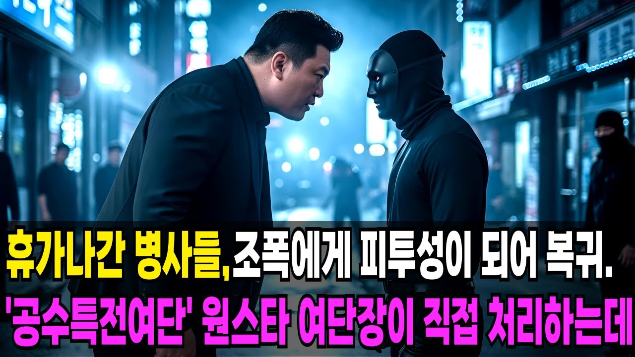 휴가나간 병사들, 조폭에게 피투성이 되어 복귀하자 '공수특전여단' 여단장이 직접 처리하는데..