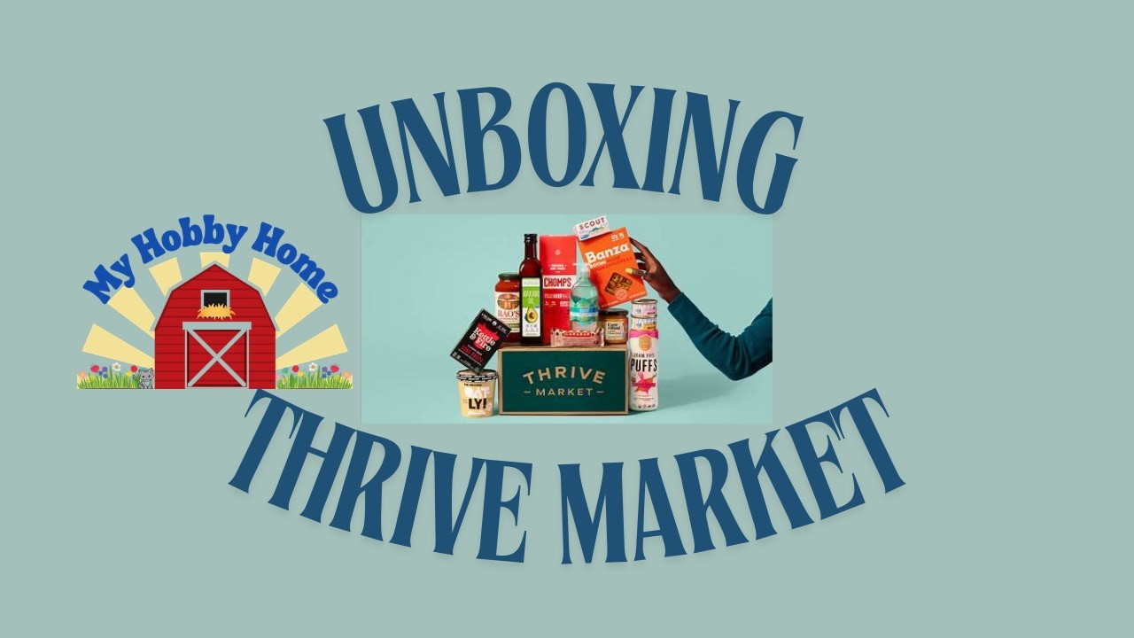 UNBOXING MY VERY 1ST THRIVE MARKET BOX