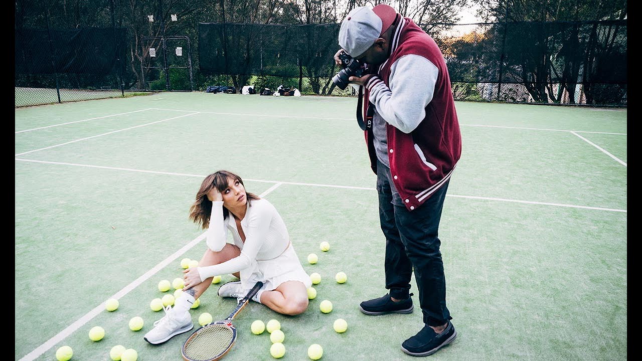 BEHIND THE SCENES | Retro Tennis inspired photoshoot | Stills shot on SONY A7riii |