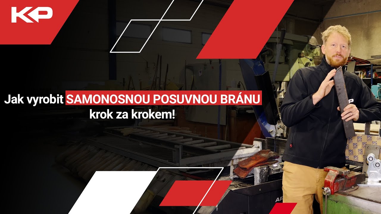 🔨 Jak vyrobit samonosnou posuvnou bránu – krok za krokem! | KovoPolotovary.cz