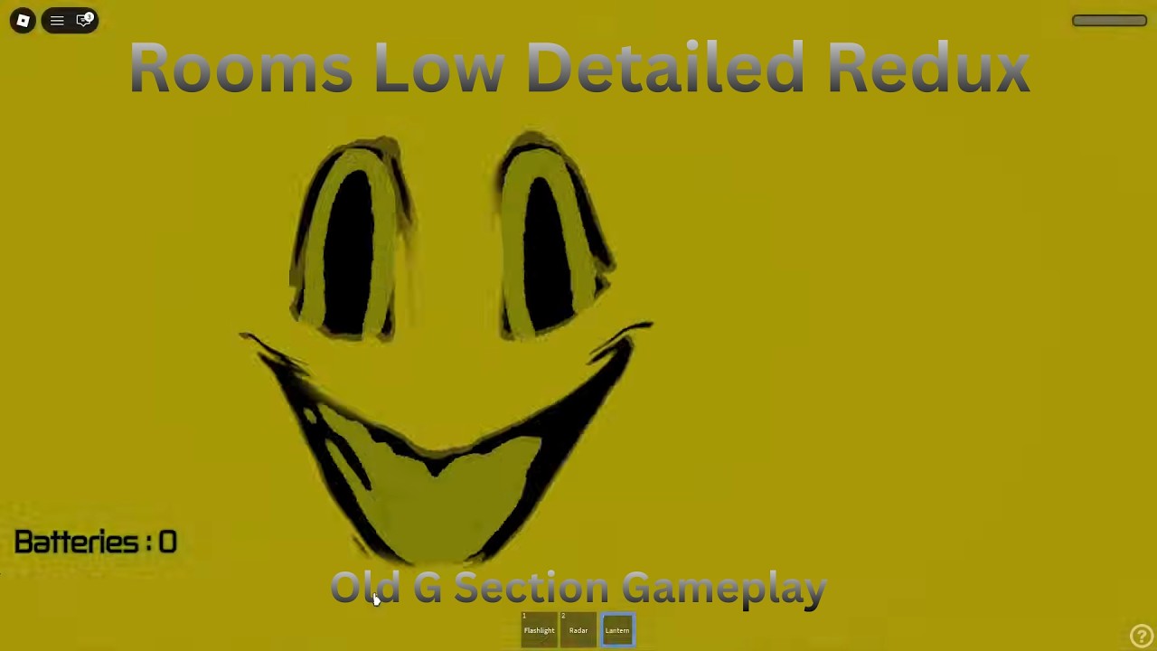 Old G Section Gameplay | Rooms Low Detailed Redux [MAJOR UPDATE]
