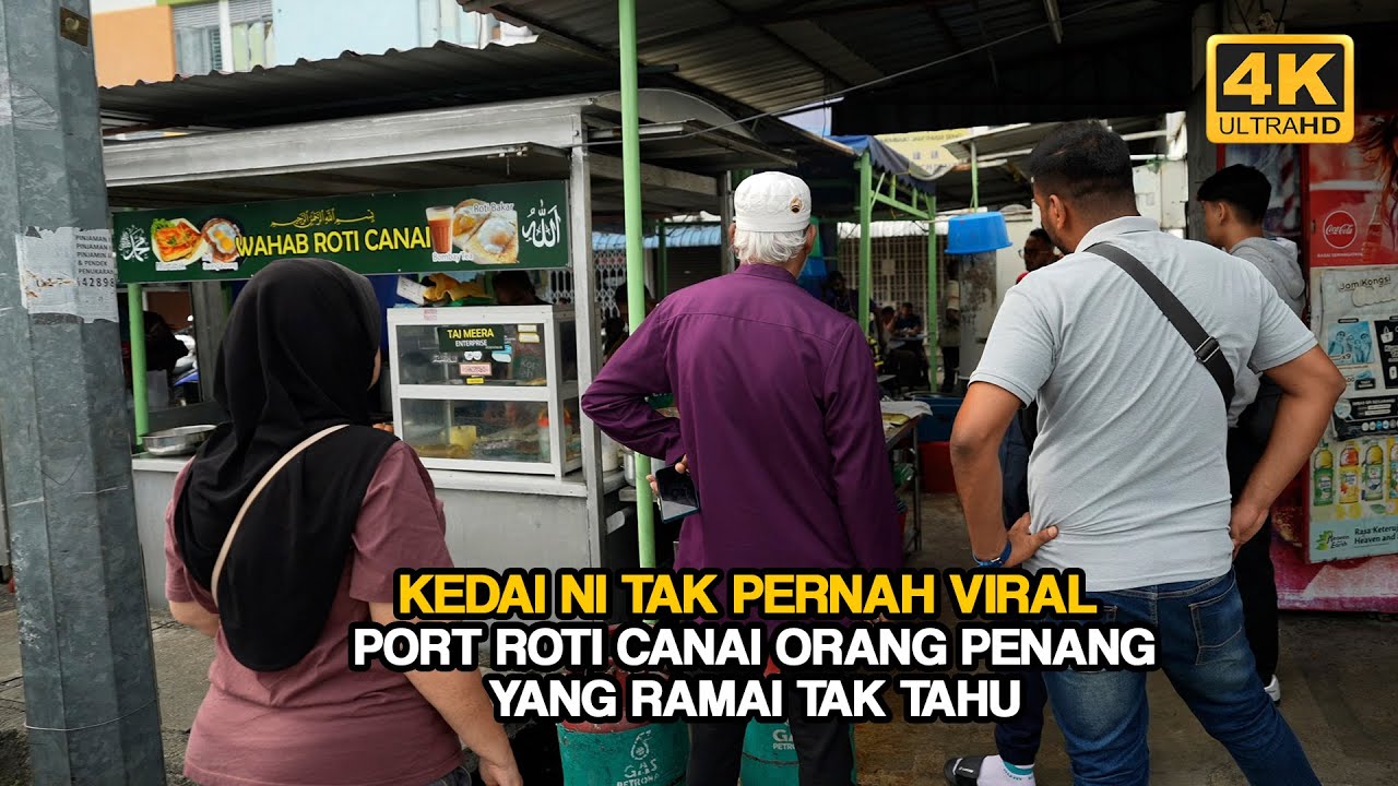 Makan ROTI CANAI Letak Cheese, Kedai Ni Orang LUAR  Penang Tak TAHU (4K)