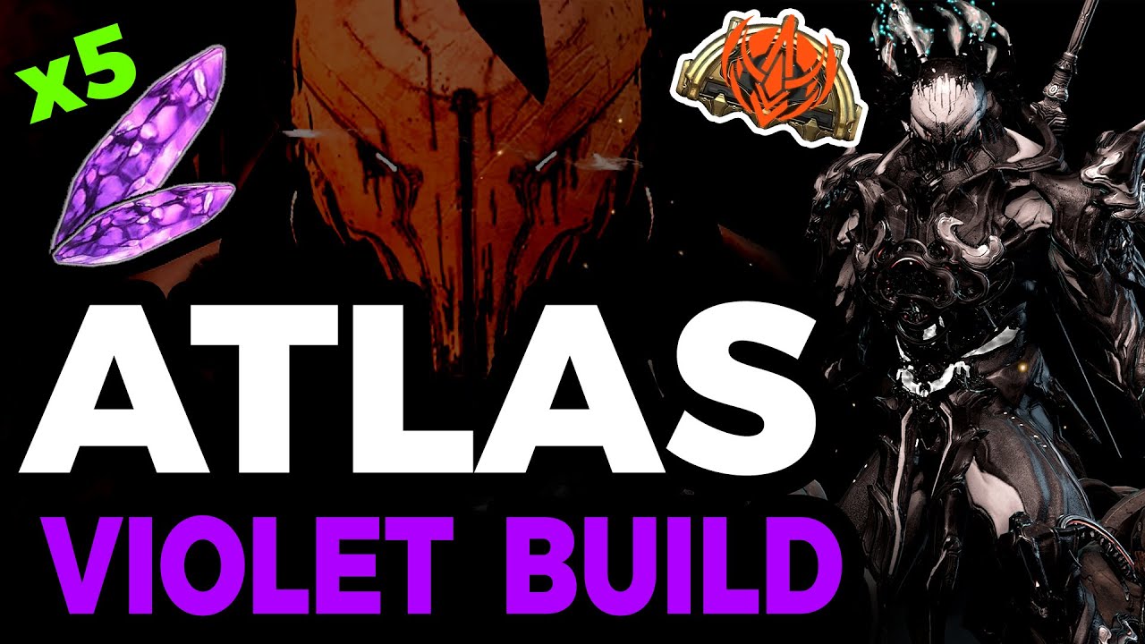 ATLAS Build with 5 Violet Archon Shards | Whispers in The Walls  [Warframe]