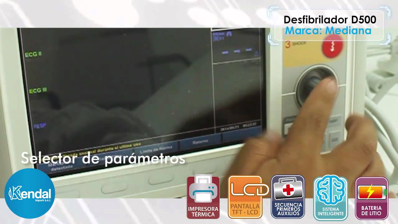 Kendal Import: Desfibrilador D500