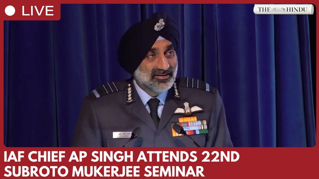 IAF Chief AP Singh Attends 22nd Subroto Mukerjee Seminar on National Security