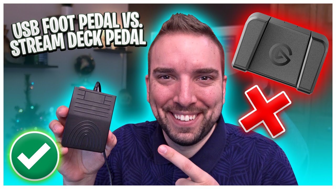 USB ikkegol foot switch pedal review vs Elgato Stream deck pedal