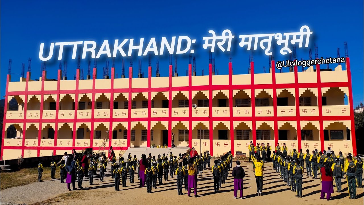 Folk song of Uttrakhand by MVM School🏫 On occasion of उत्तराखंड स्थापना दिवस⛰️🙏🗻 