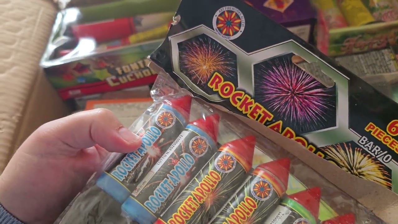 doppio unboxing  di fuochi d'artificio 2024 - più di 10kg!!