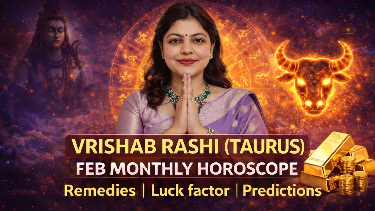 Vrishabh (Tauras) Rashi Feb 2026: Career & Job में बड़ा बदलाव⚠️| 10th House Cluster Effect | AstroJi
