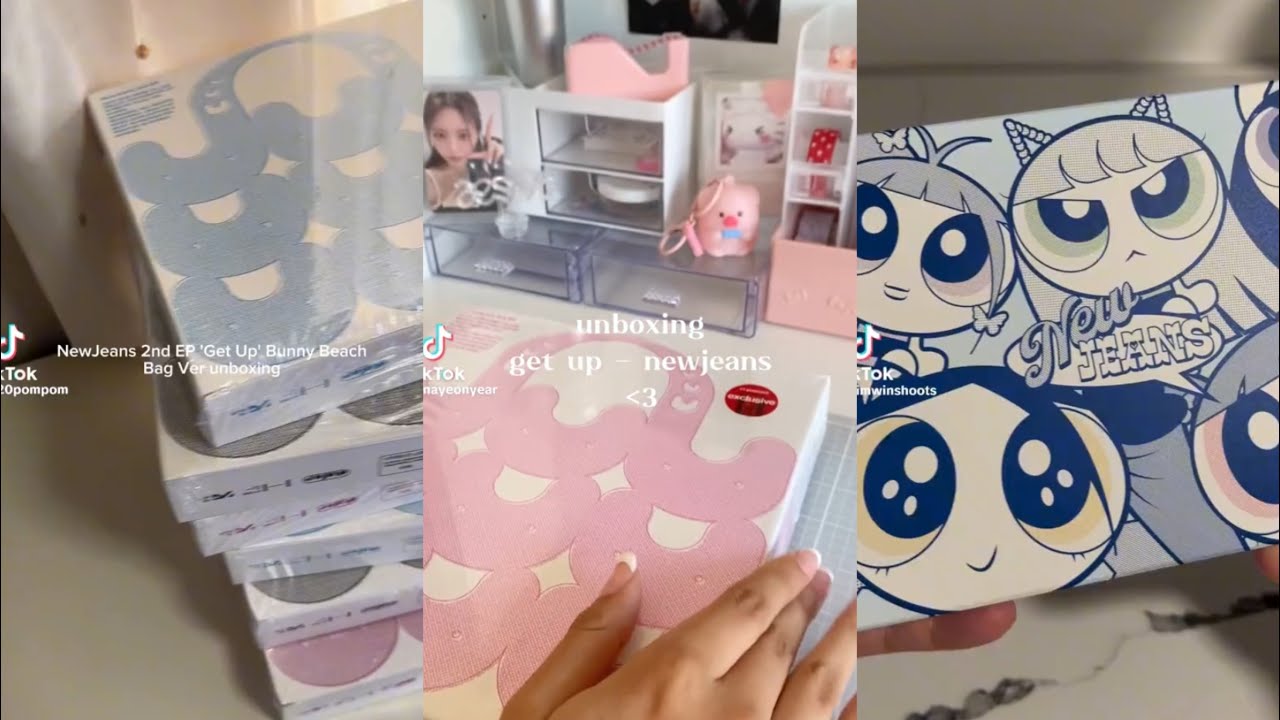 Unboxing NewJeans albums!