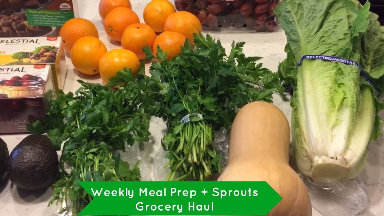 Healthy Sprouts Grocery Haul And Weekly Food Prep