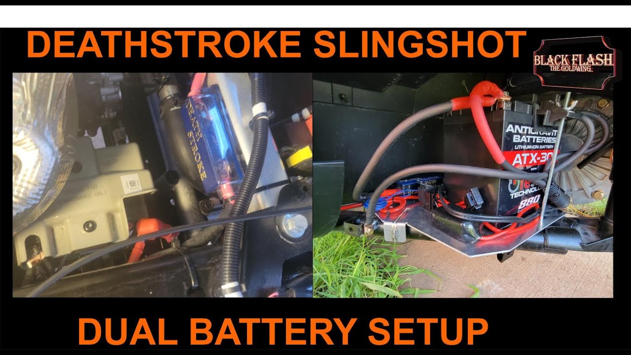DEATHSTROKE Slingshot Dual Battery Setup and Installation