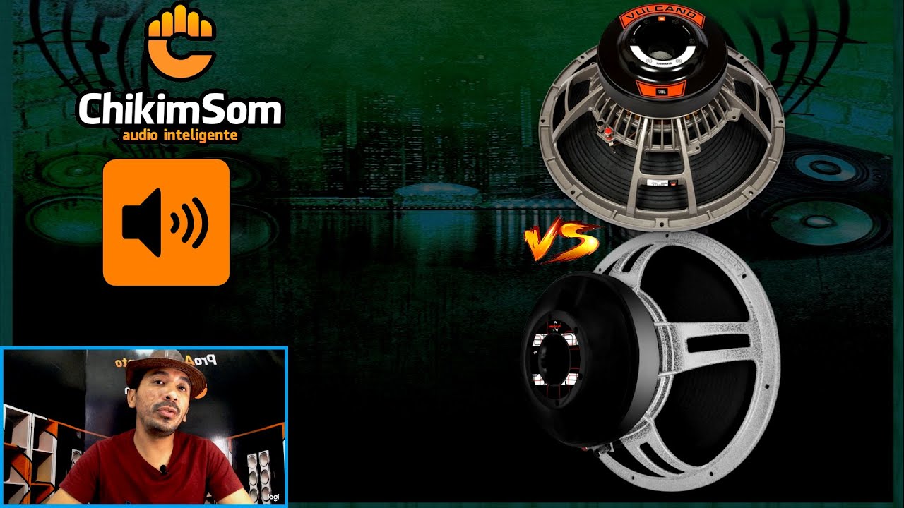 Alto Falante Vulcano ou Hard Power / Chikim som