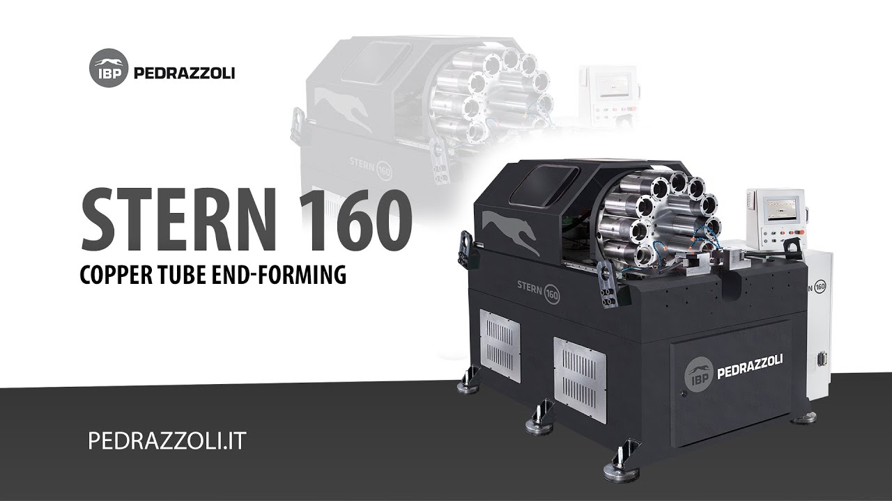 Pedrazzoli Stern Brown 160 - Copper tube end-forming