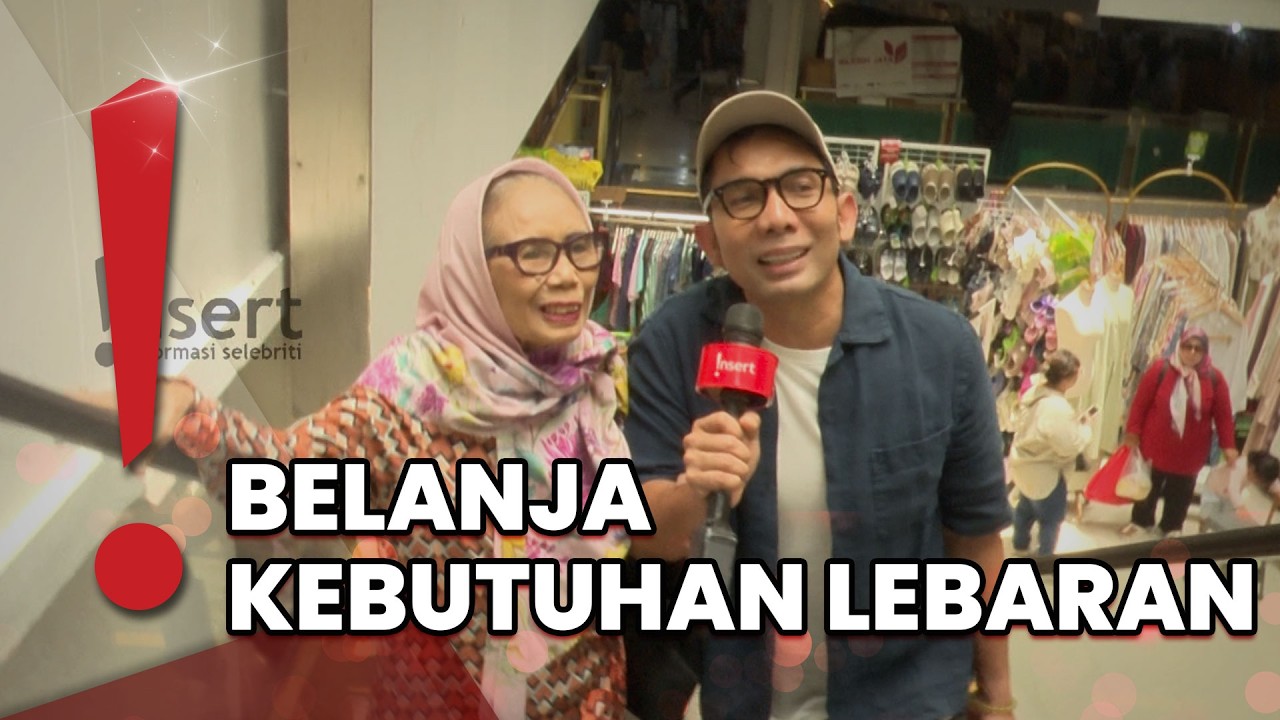 Lebaran Makin Dekat, Indra Herlambang Ajak Ibu Belanja Kue ke Pasar Mayestik