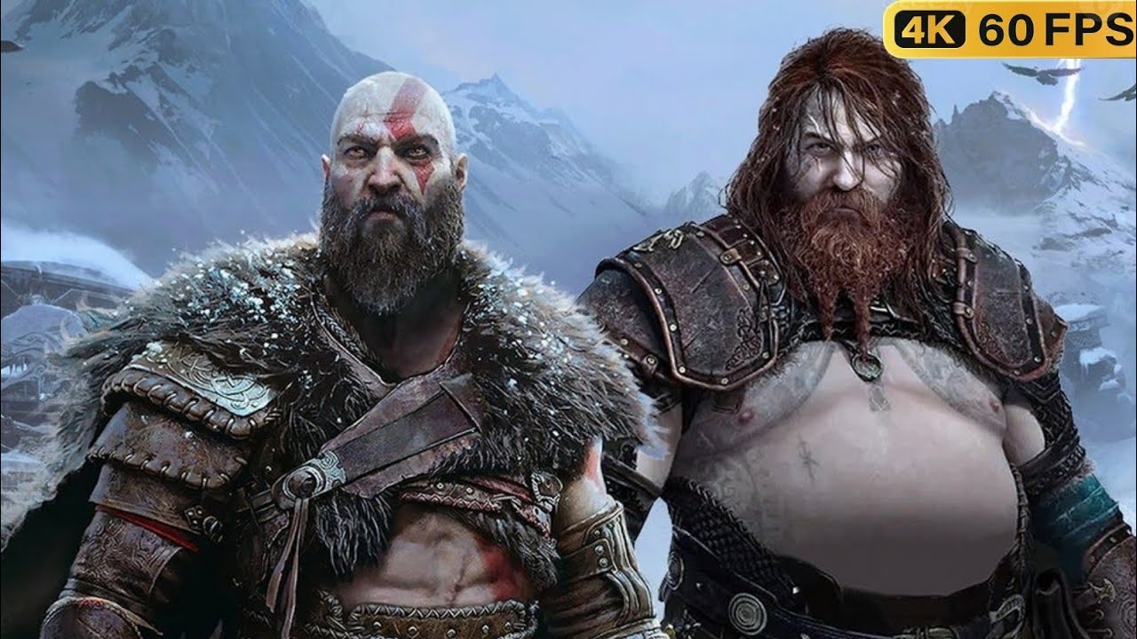 God of War Ragnarok | Kratos, Atreus Meets Thor and Odin Scene | Thor Visits Kratos | 4k 60fps