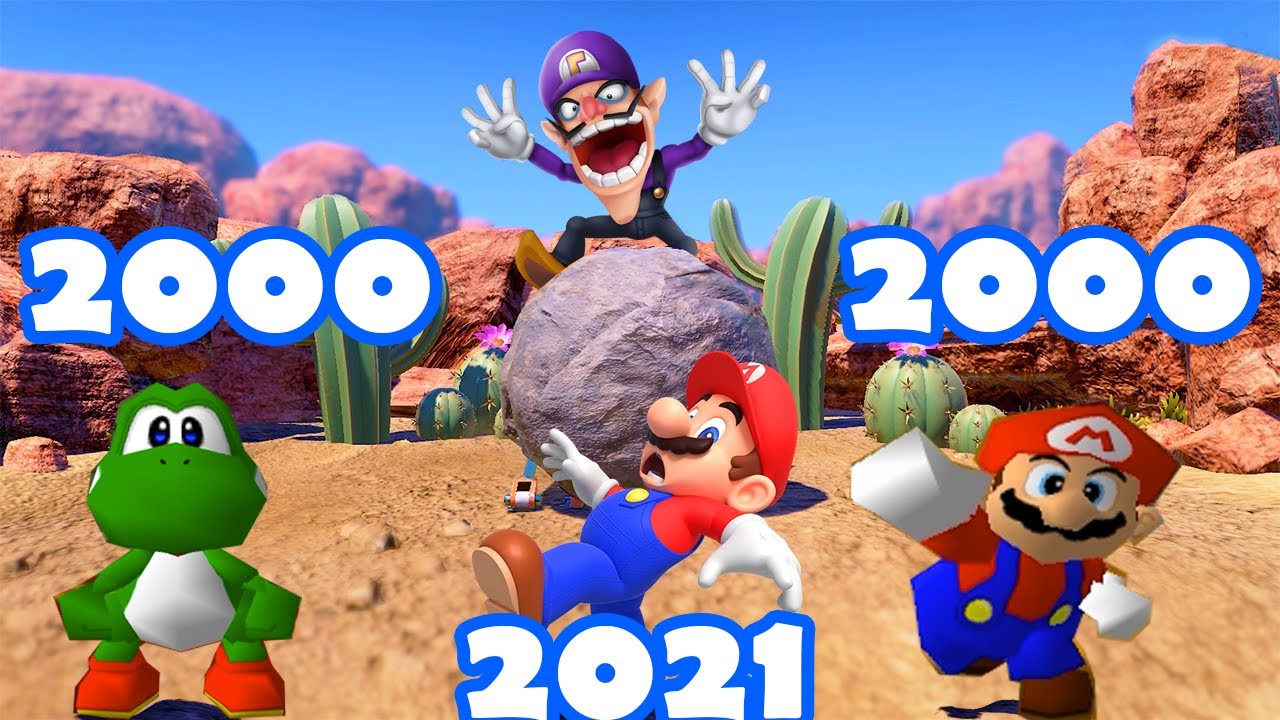 Mario Party Superstars vs Mario Party 3 - Minigames Compare - Yoshi vs Waluigi vs Mario vs Luigi