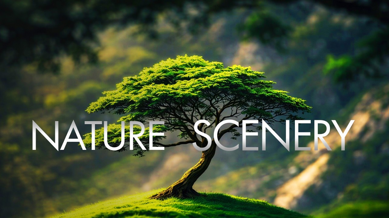 Relaxing Nature Scenery | Light Ambient Music — Gentle Horizon