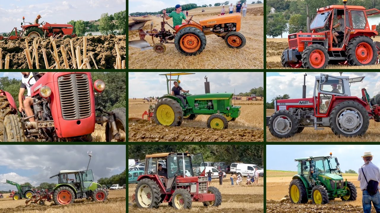 Concours de Labour des JA | Renault 56, Taurus 60, MF 35/595, IH 745/845, Deutz D30, JD 2130…