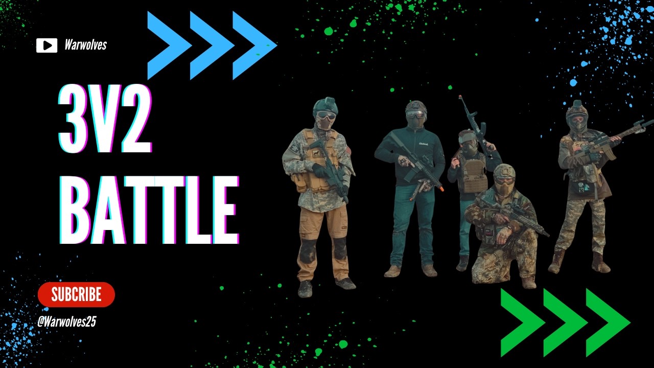 3V2 airsoft battle