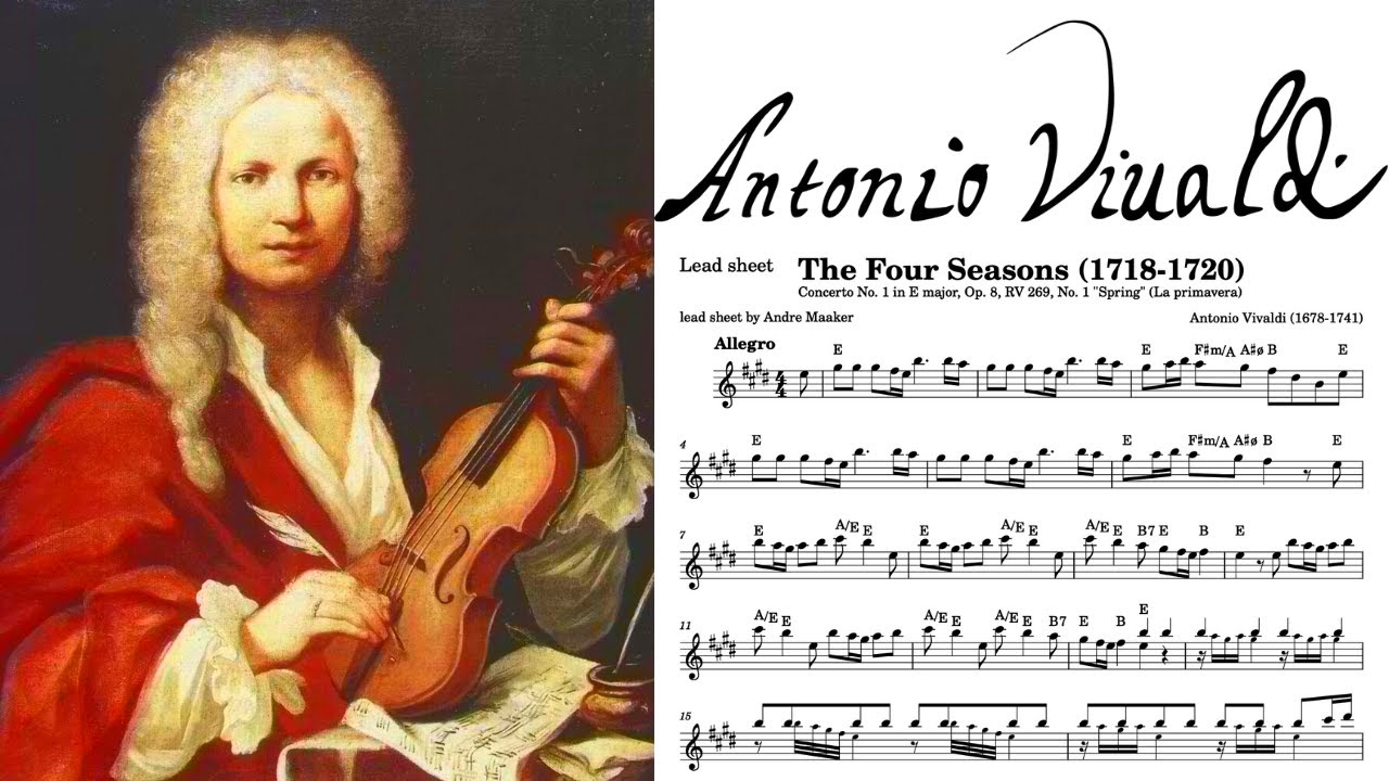 Antonio Vivaldi - The Four Seasons op.8, RV 269 - Spring - la Primavera - lead sheet