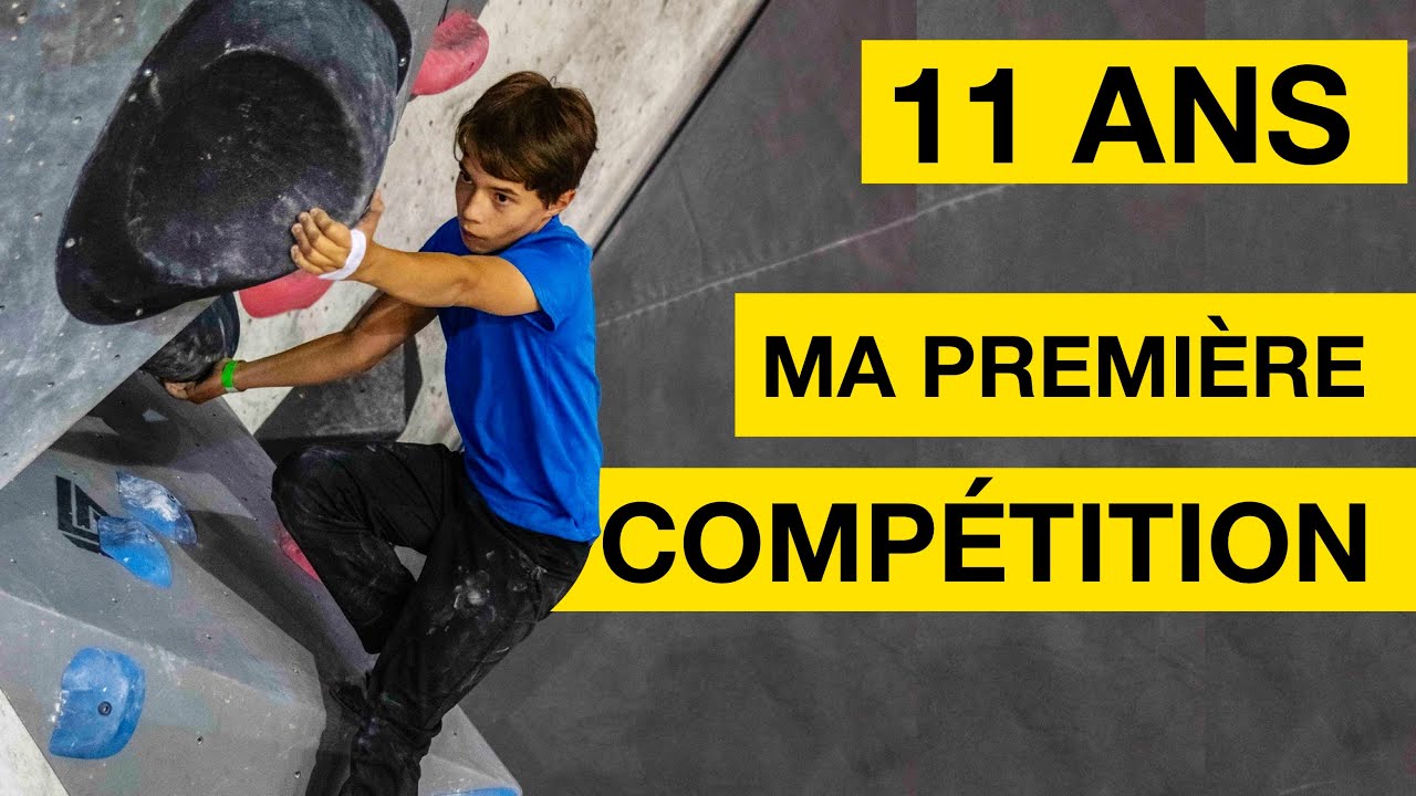 MA PREMIÈRE COMPÉTITION en escalade de bloc (coupe Québec)