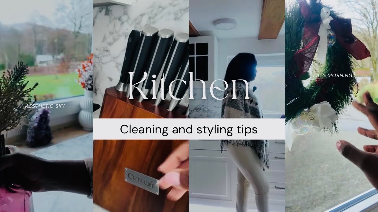 Aesthetic kitchen cleanup and styling tips