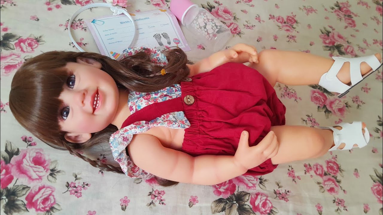 ABRINDO MINHA PRIMEIRA BEBÊ REBORN TODDLER - COMPREI UMA NOVA BEBÊ REBORN 💕