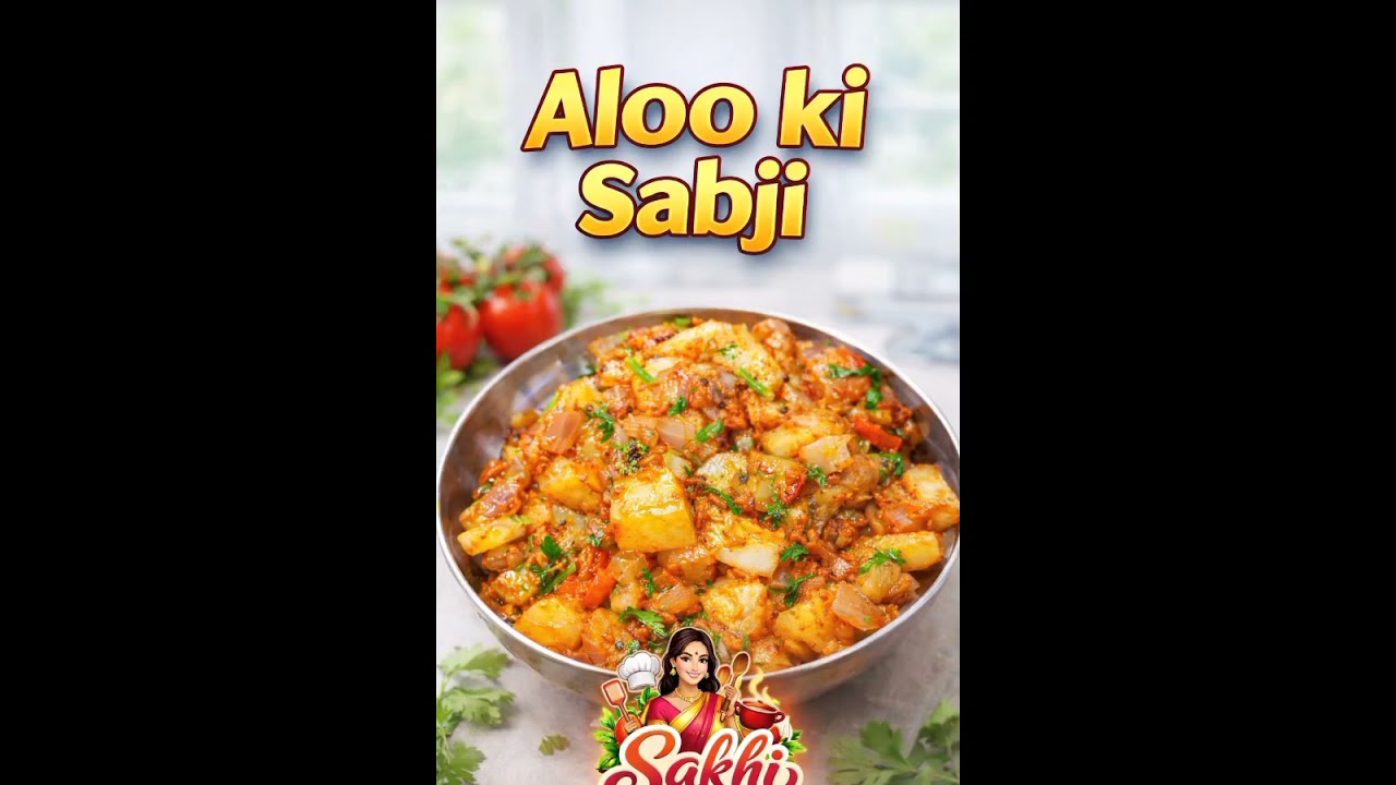 Aloo Ki Sabji | SAKHIEasy Aloo Ki Sabji Recipe | 🟡 