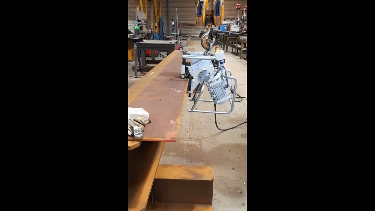 CHP 12 bevelling I-beams and long plates