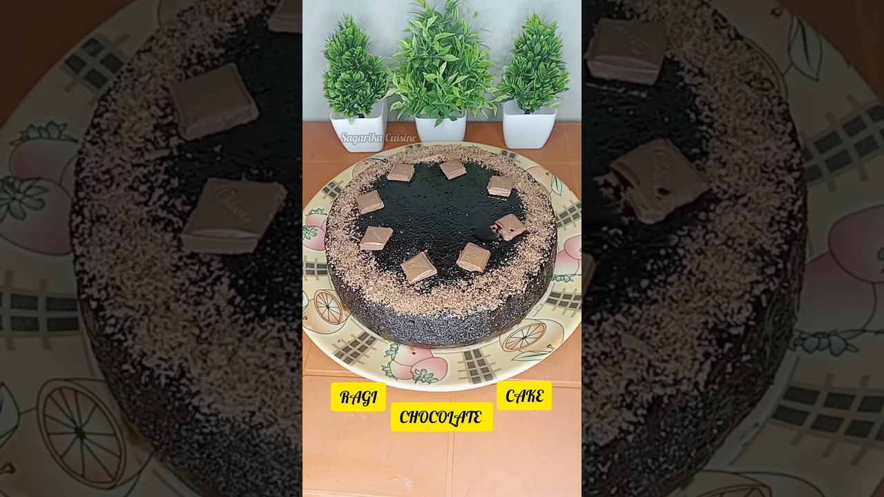 Try this healthy Ragi chocolate cake at home🍫 | 