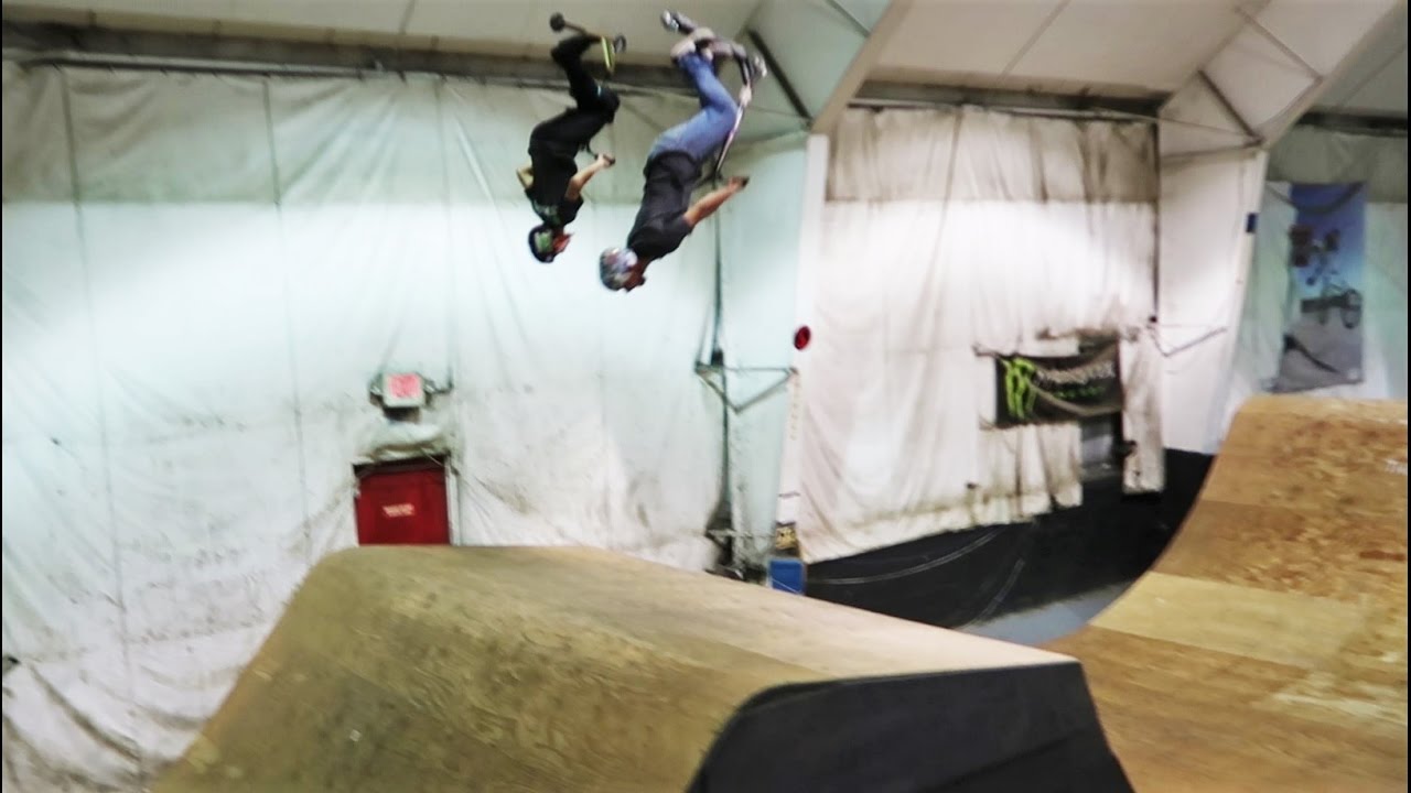 Scooter Flips at Incline Club Skatepark