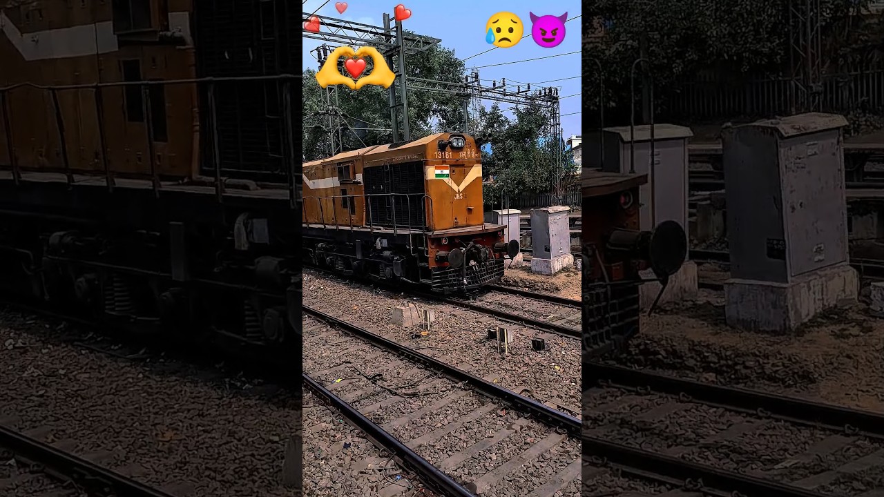 Miss you Wdg3A Locomotive😢💀#railway #wdg3a #viralvideo #indianrailways