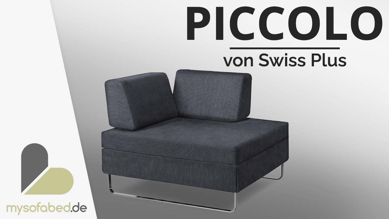 PICCOLO Schlafsessel / Hocker Bed for Living von Swiss Plus - mysofabed.de