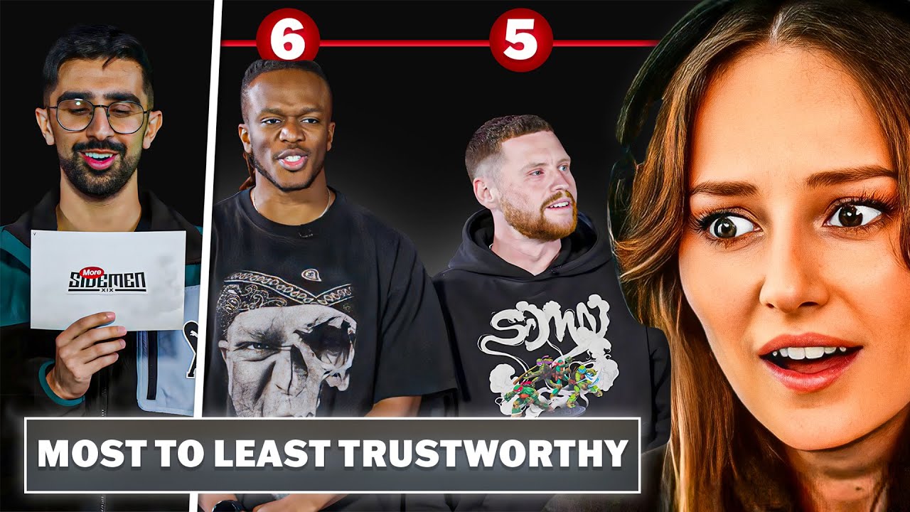 Freya Reacts to SIDEMEN BRUTALLY RANK THEMSELVES: PARANOIA EDITION