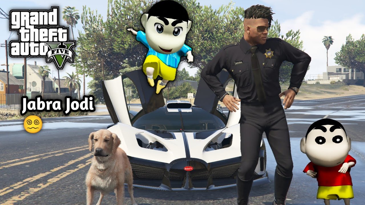 GTA 5: Franklin Burno Trying to Kick Shinchan Phinchan 💔From everywhere 😭Shinchan 😡Ps Gamester