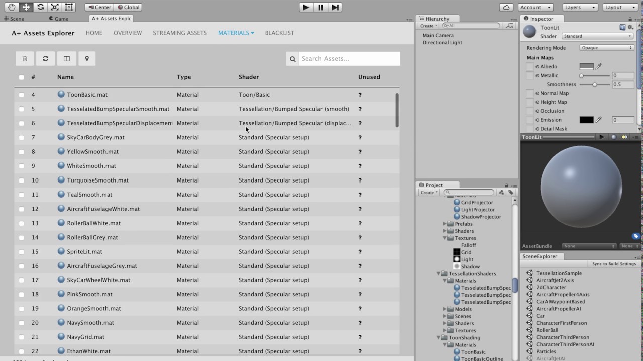 A+ Assets Explorer