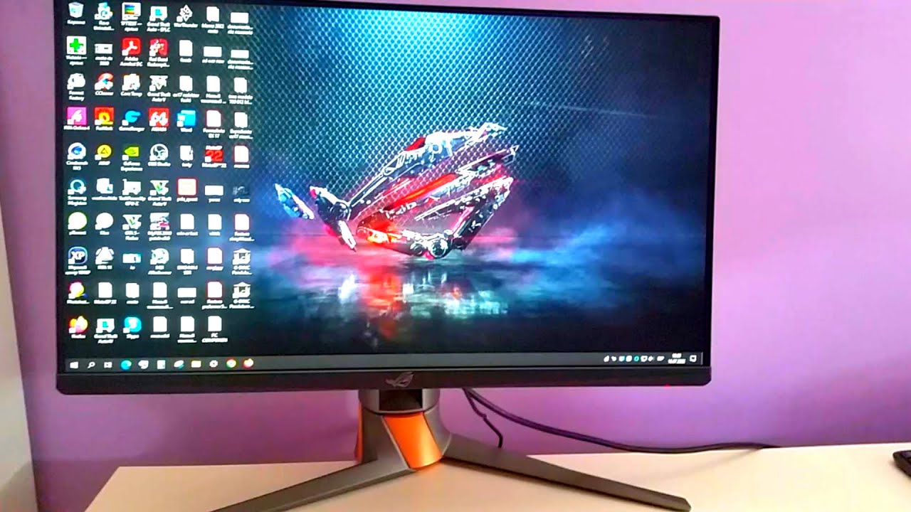 Asus Rog Swift PG259QNR &mdash; настройки меню по умолчанию | Лучшие настройки