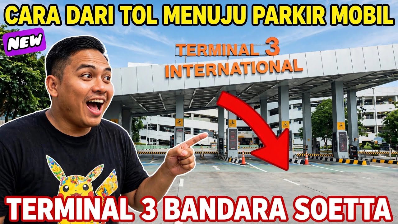 Cara menuju parkir mobil TERMINAL 3 INTERNASIONAL BANDARA SOETTA || JALAN JALAN KE BANDARA SOETTA