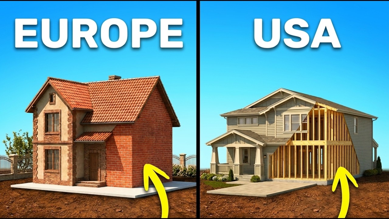 Why US Houses Are Built From Wood (And Europe Uses Brick)