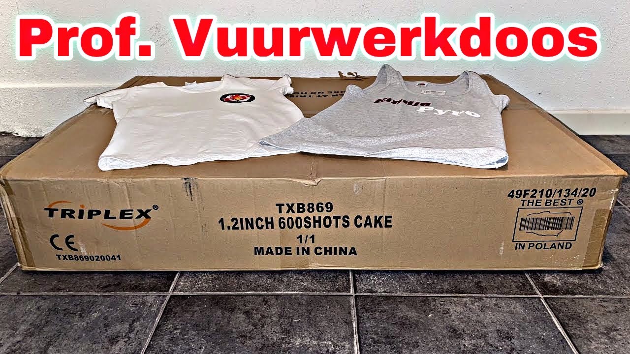 ONS DIKSTE VUURWERKBLOK OOIT!🔥 TXB869 : Triplex : 1.2” 600 Shots cake : 83 kg : vuurwerkdoos