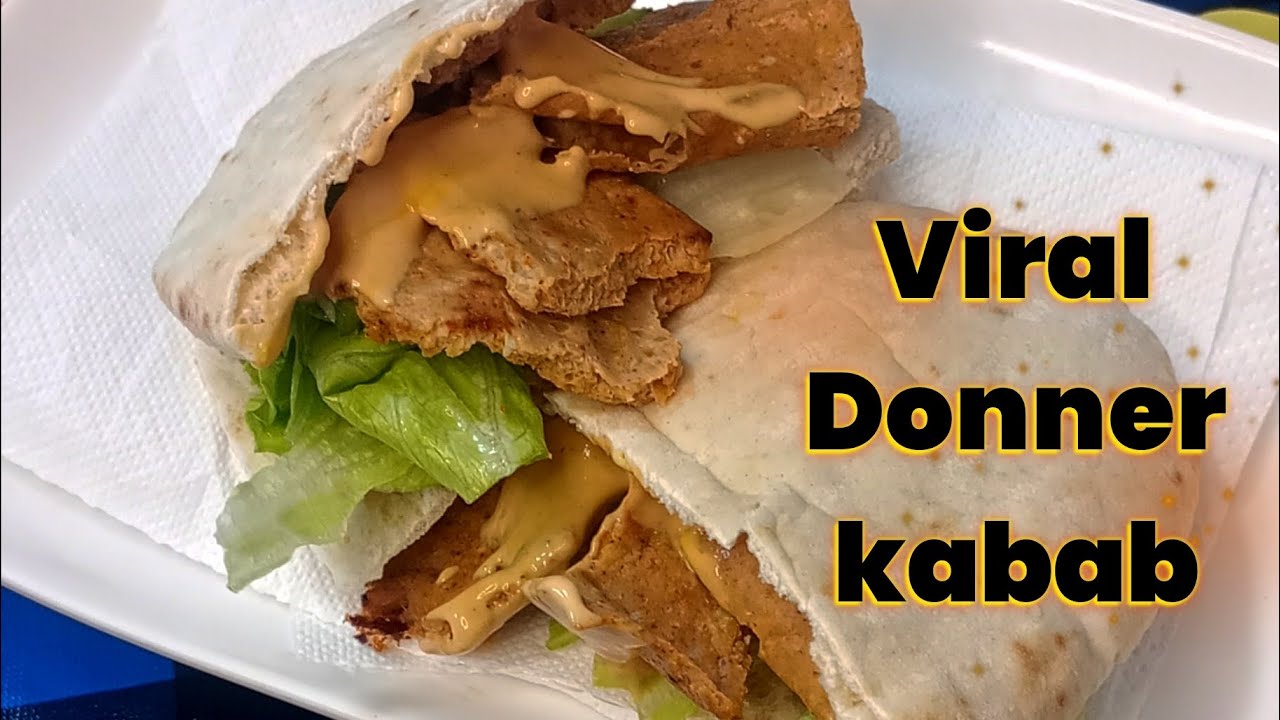 Viral Donner Kabab Recipe || Turkish donner Kabab Recipe || oven baked chicken Kabab Recipe 