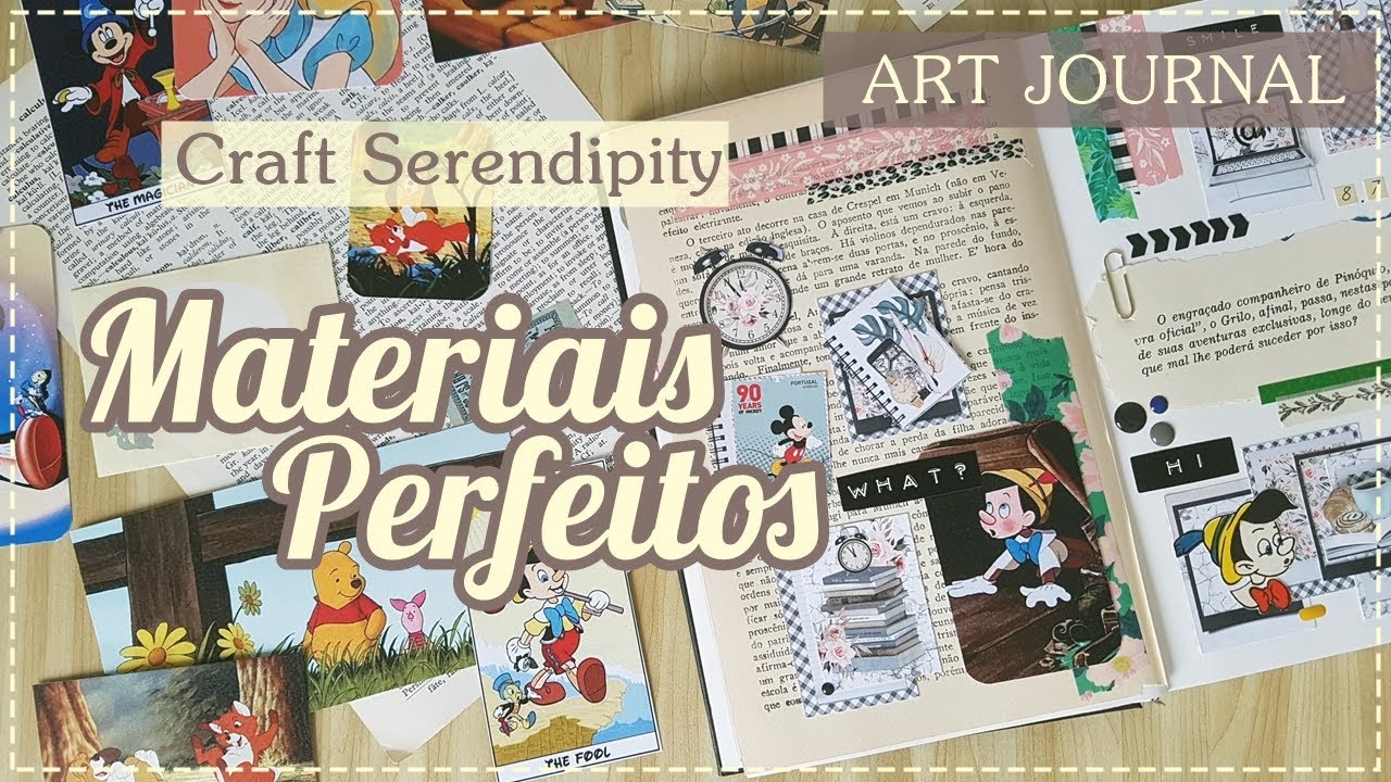Materiais Perfeitos para Art Journal - Craft Serendipity