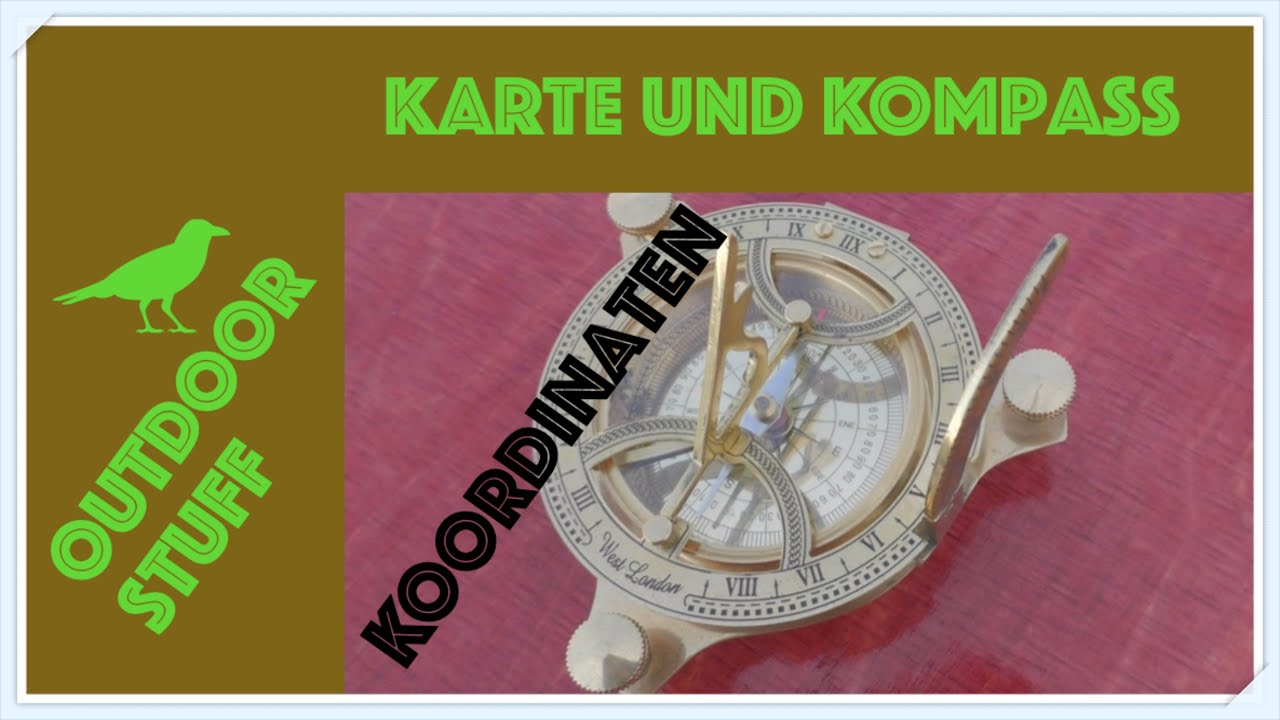 Arbeiten mit Karte und Kompass | Koordinaten bestimmen