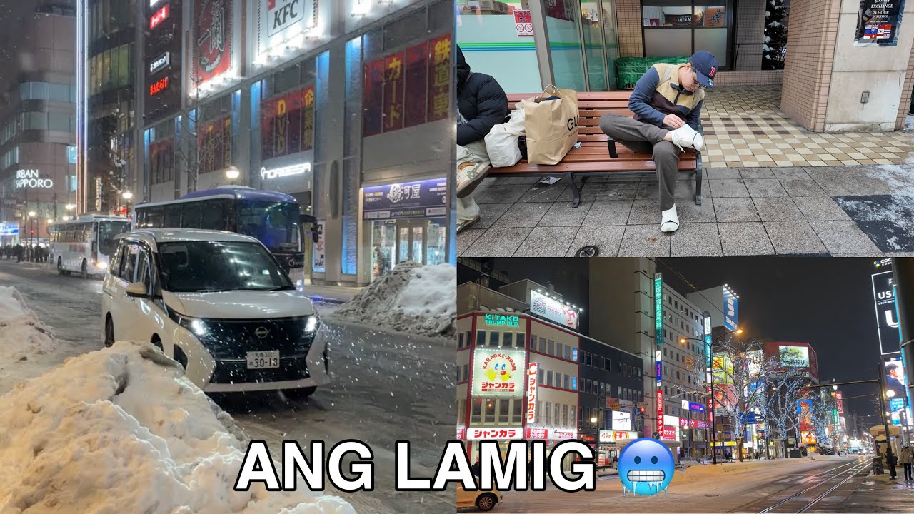 Sapporo Vlog: My First Snow Experience! ☃️❄️| Renz Canaynay