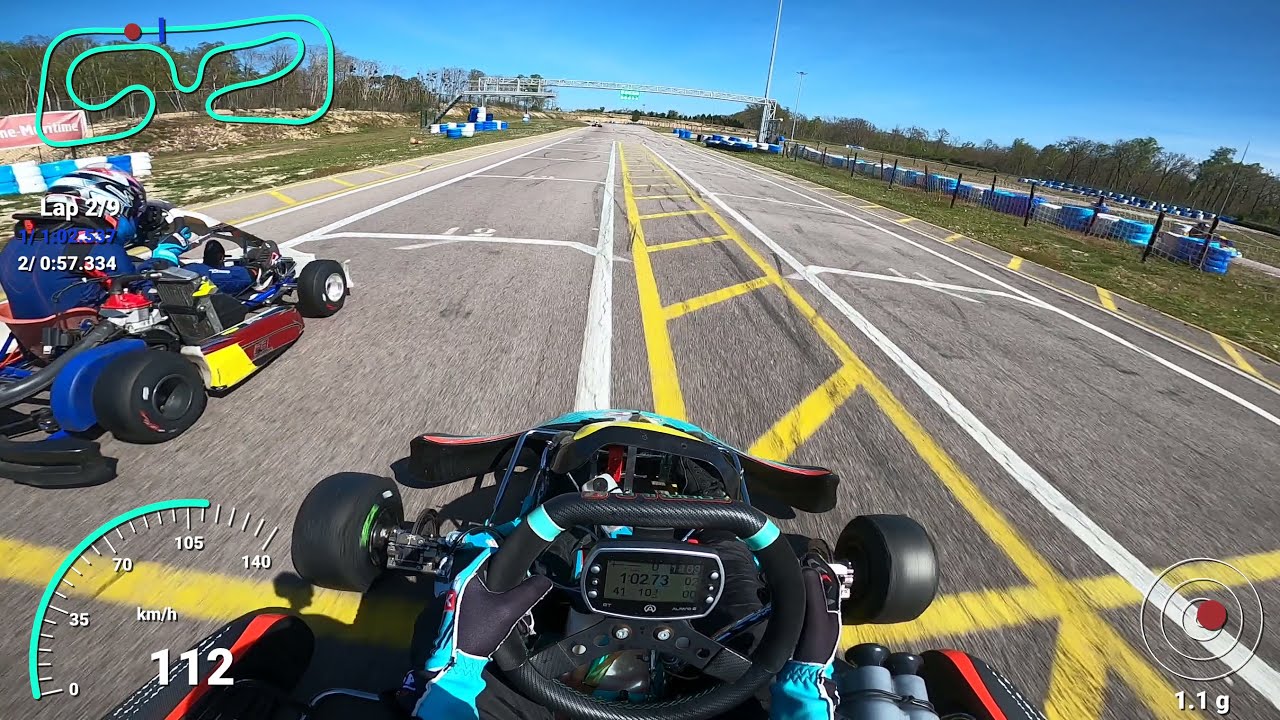 Karting 125 KZ - Anneville-Ambourville - Telemetry